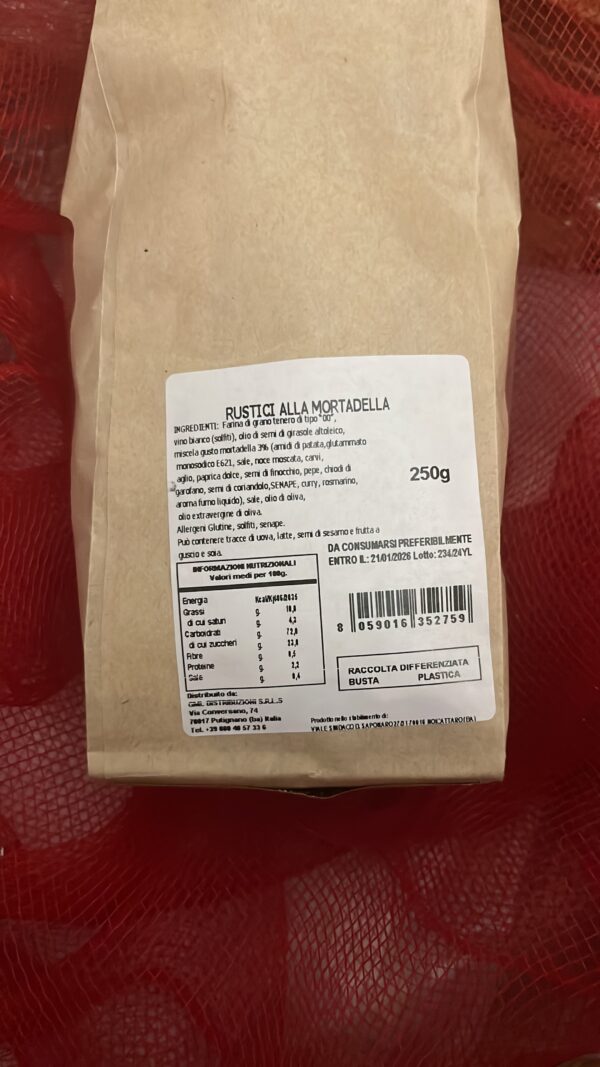 Rustici alla Mortadella Le bontà di Nonna Rosa 250g - Image 2