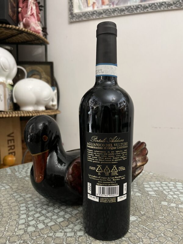 Portale Adduca Casa Maschito Aglianico del Vulture DOC  14% vol 2021 - Image 2